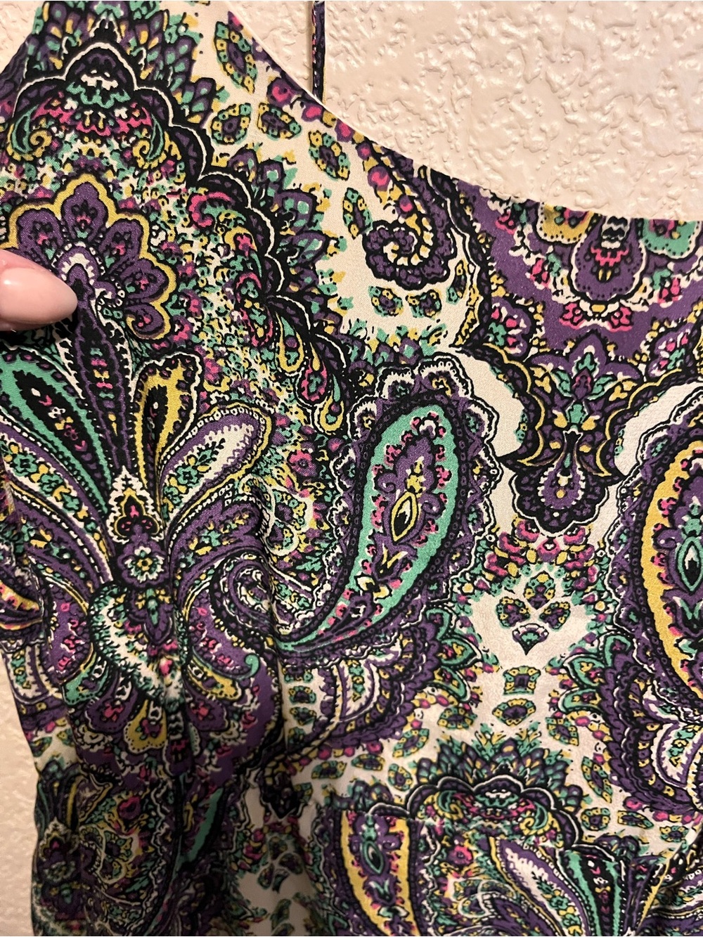 J Crew Silk Paisley Spaghetti-Strap Midi Dress in Multi-Color - Picture 3 of 8